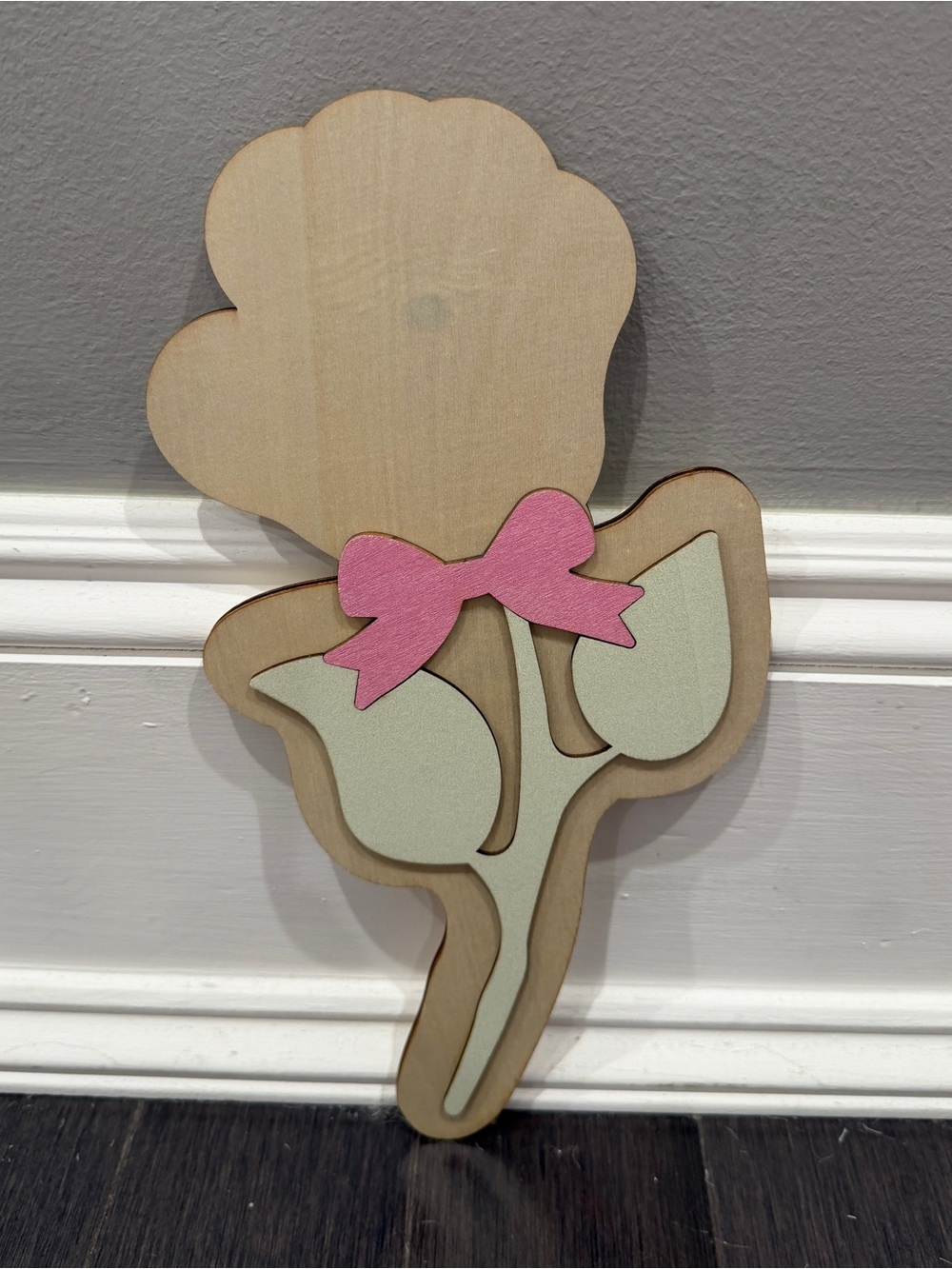 NWOT CUSTOM MADE 11” in Handprint Flower for Newborns/Infants